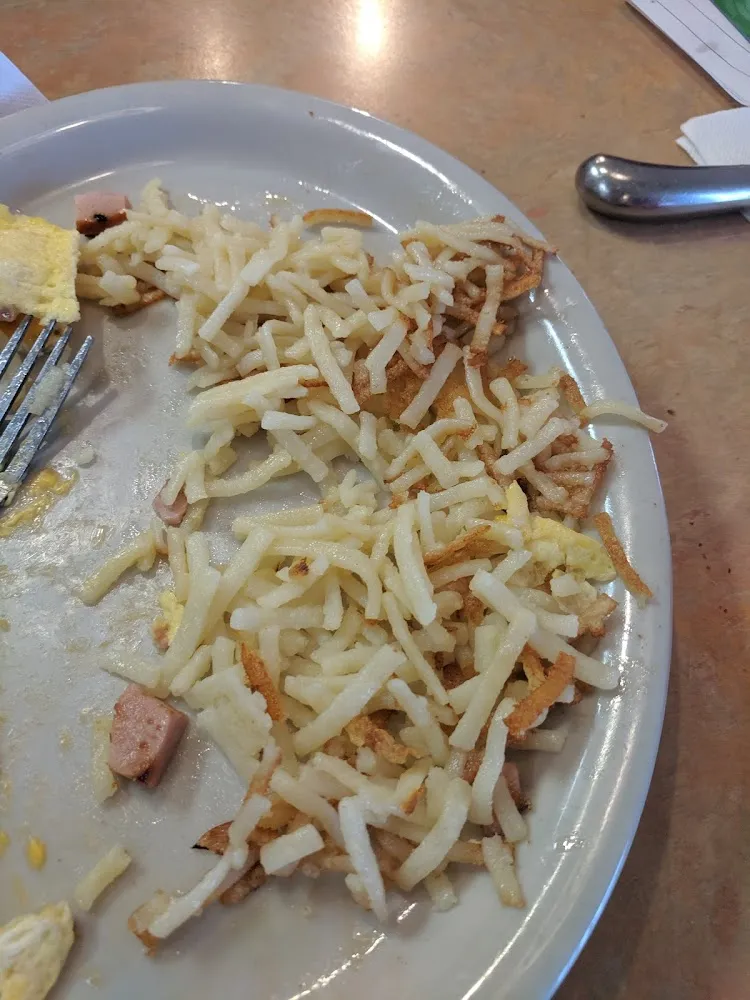 Under Cooked Hash Browns